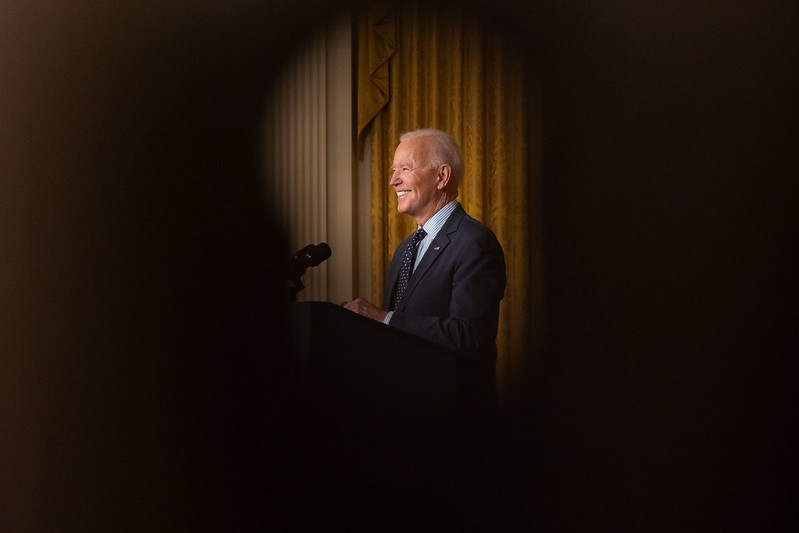 Ordparet langsiktig og innvendig ser ut til å være president Joe Bidens bibel, skriver Kjell Terje Ringdal. 
