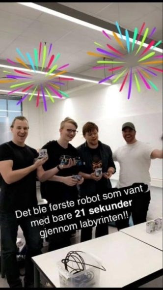 Snapchat-bilde fra konkurransen
