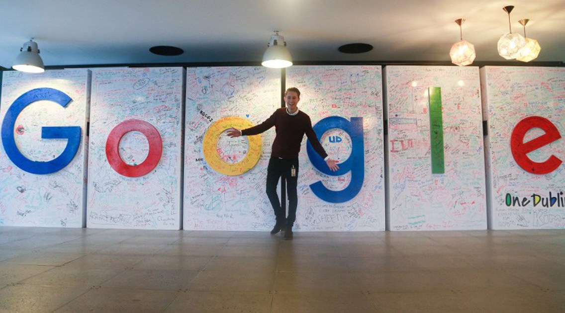 Aleksander jobber i Google