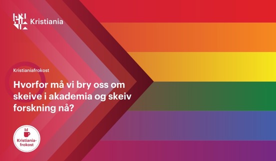 Eventeheader med regnbueflagg