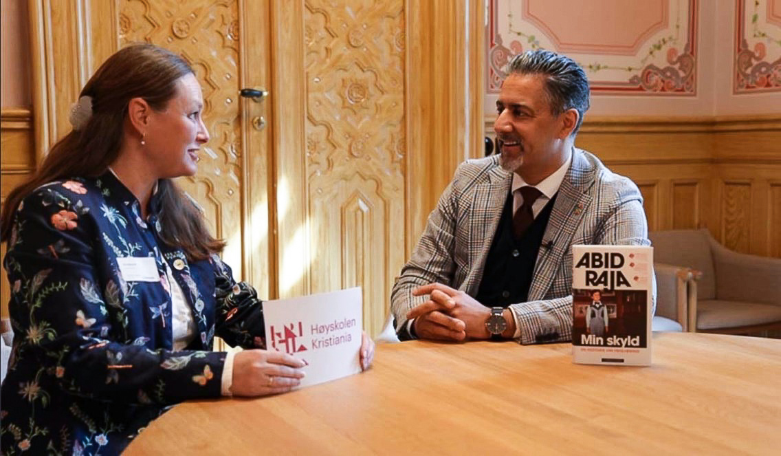 Bildelenke til intervju med Abid Raja.