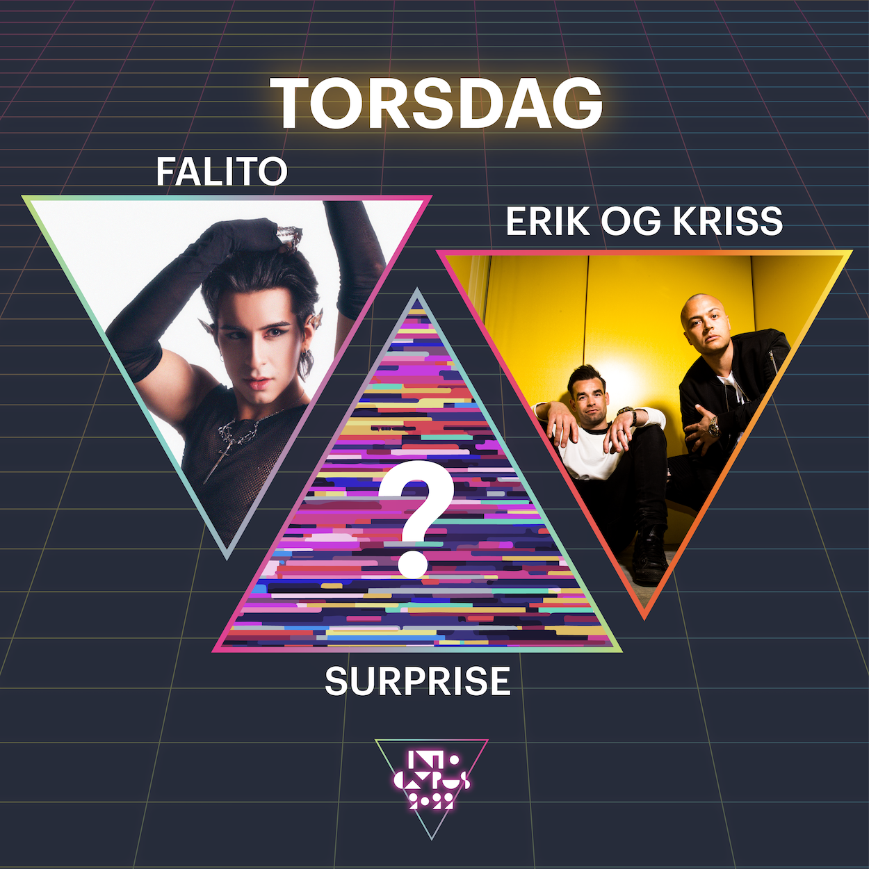 Konserter på torsdag med Falito, Erik og Kriss og Surprise