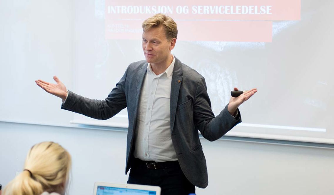 Halldor Engilbertsson i forelesning