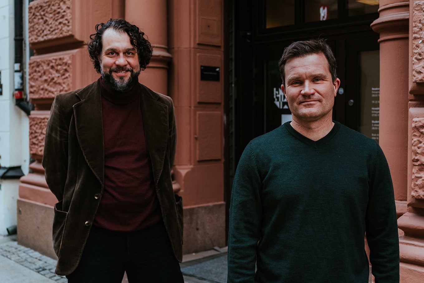 Ketil Raknes og Helge Hiram Abdelnoor Jensen ved Høyskolen Kristiania