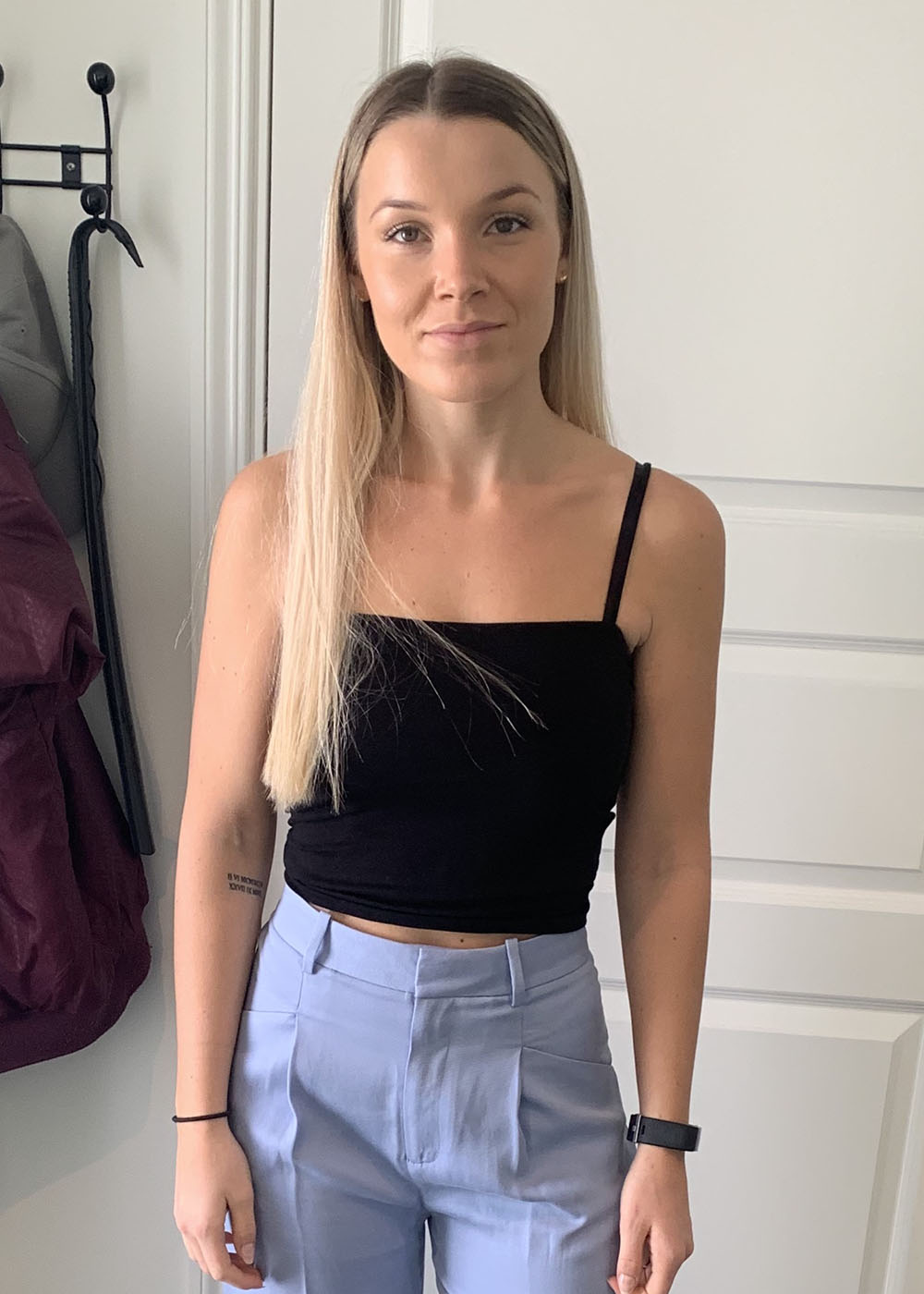 Interiørstudent ved Fagskolen Kristiania, Marina Christine Bakkan.