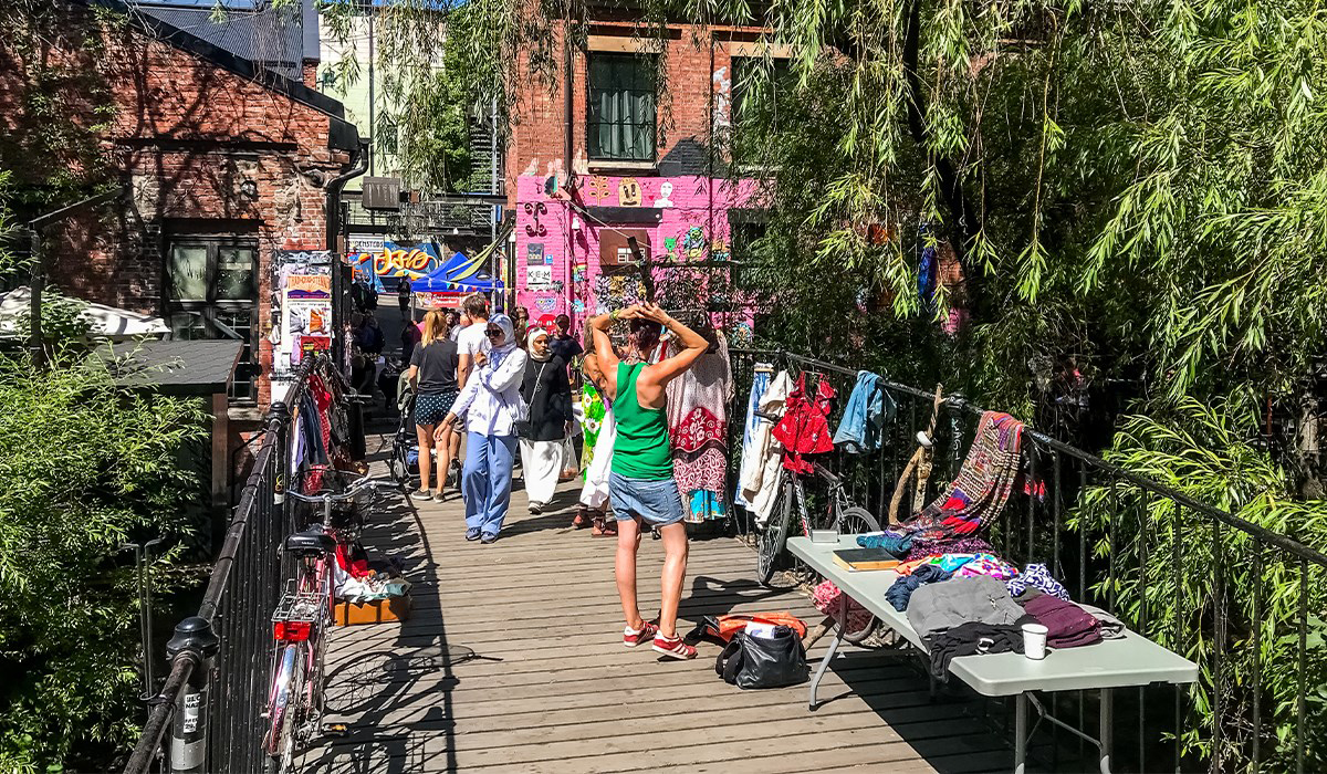 Sunday market at Blå in Oslo