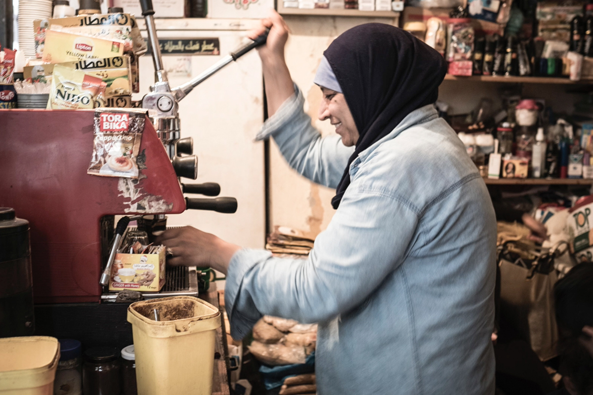 Man kan få en god kopp espresso der man minst venter det