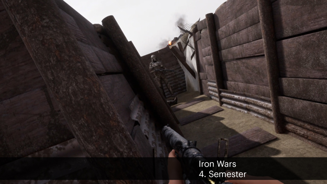 Skjermgrabb fra skytespill