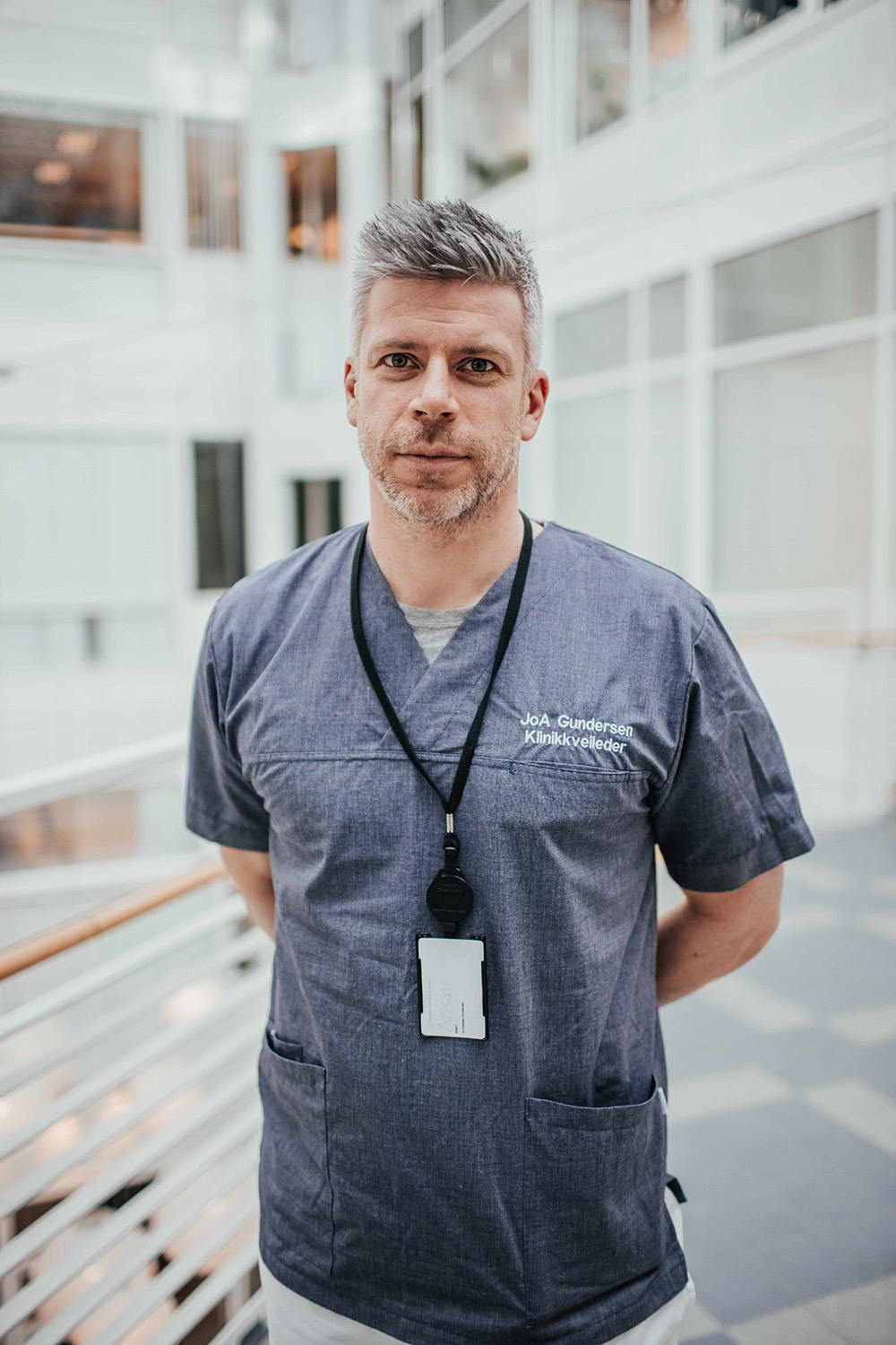 Foto av Jo Andreas Gundersen, som er osteopat og har ansvar for Studentklinikken. 