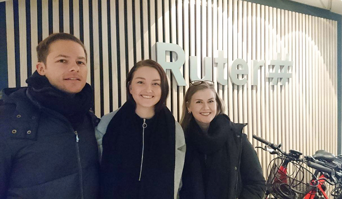 KIF-studenter besøkte Ruter