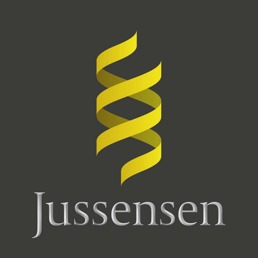 Podkastlogoen til Jussensen
