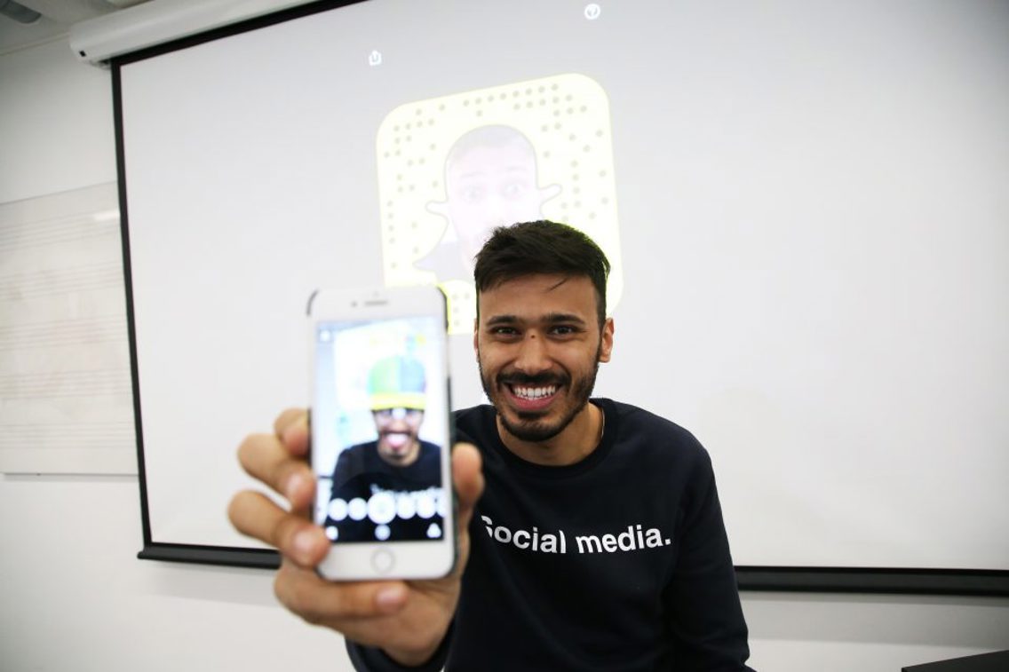 MoJo og Snapchat-ekspert Yusuf Omar på Fjerdingen