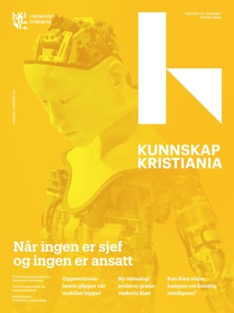 Forsiden på Kunnskap Kristiania-magasinet