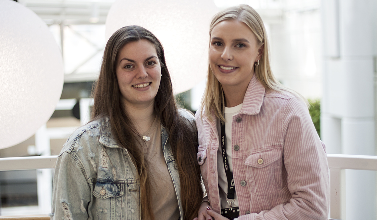 Irina Sofie Johansson og Ingvild Midthaug