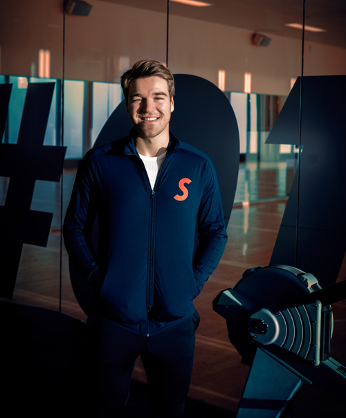 Ole Jørgen Glesaaen på jobb hos SATS Storo.