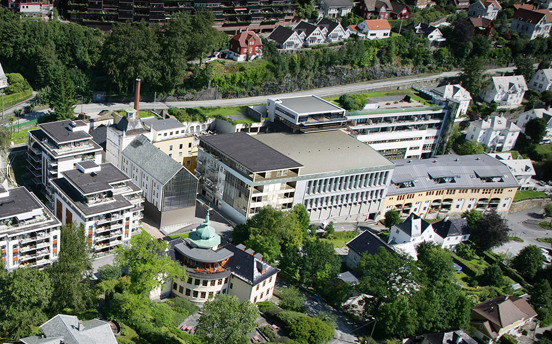 Oversiktsbilde av Hansaparken i Bergen