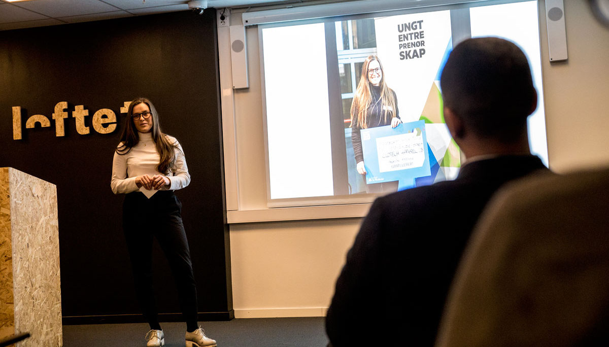 Ungt entreprenørskap bistår studentene på Loftet