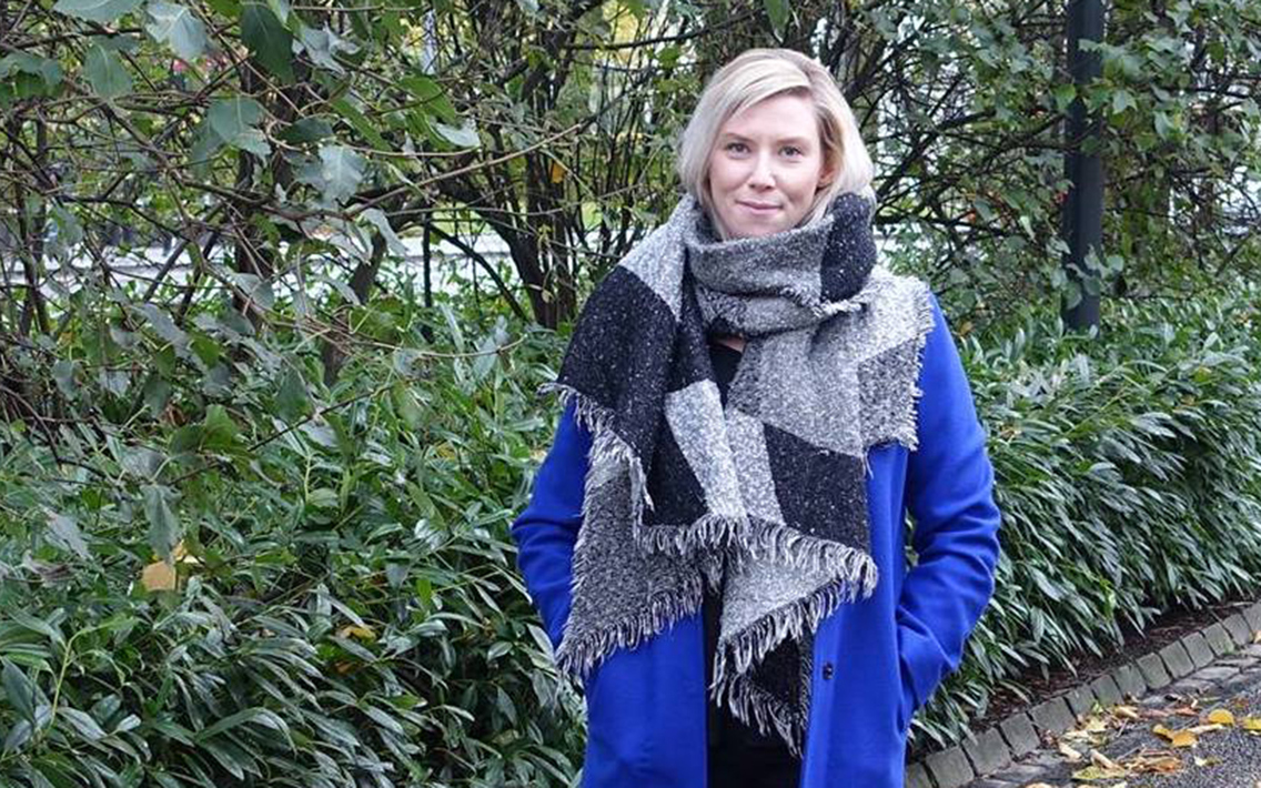 Emilie Hammer i Bergen sentrum