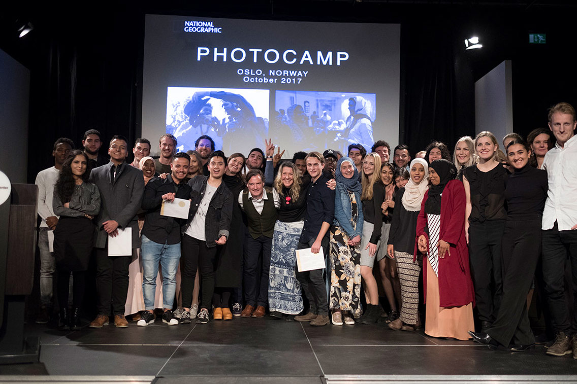 Mange studenter møtte opp til Photocamp