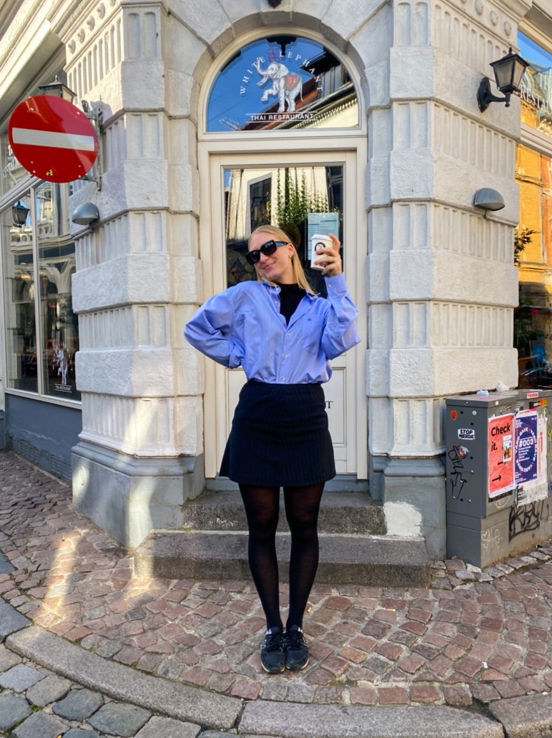 Foto av Andrine Løvberg i Aarhus, Danmark 