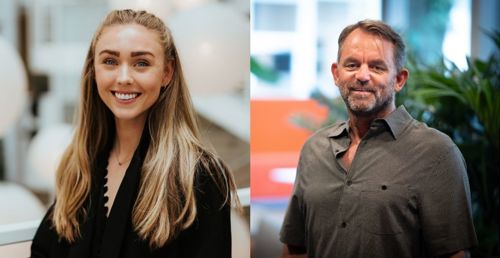 Ansattbilder av Borghild Brekke Hauglid (t.v) og Andreas Norgår Thon (t.h)