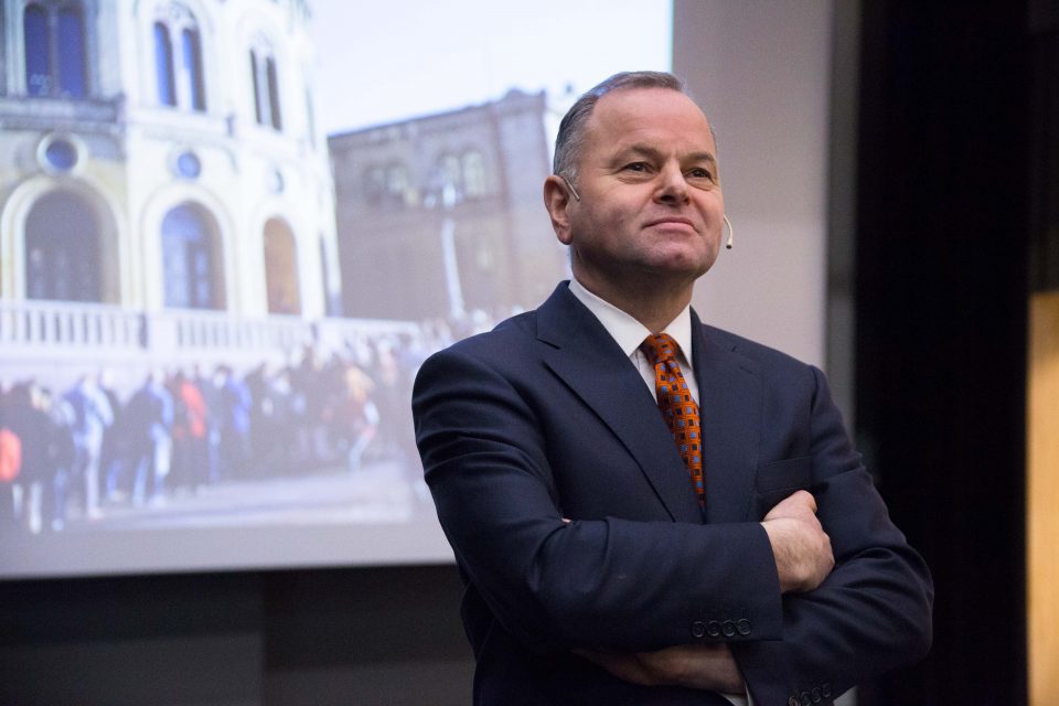 Stortingspresidenten på Westerdals Oslo ACT