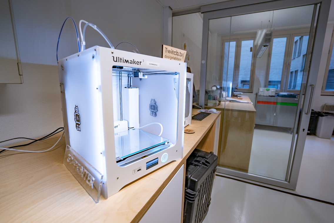 3D-printer på bord