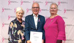 Professor Terje Alræk ved Høyskolen Kristiania sammen med Anne Lise Ryel og Ellen Harris Utne.