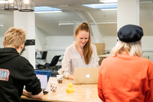 Studentene driver frem entreprenørskap