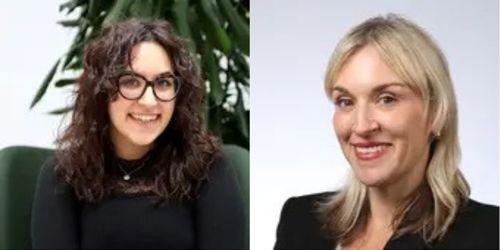 Employee photo of Giula Monopoli (to the left) and Molly Maleckar (to the right)