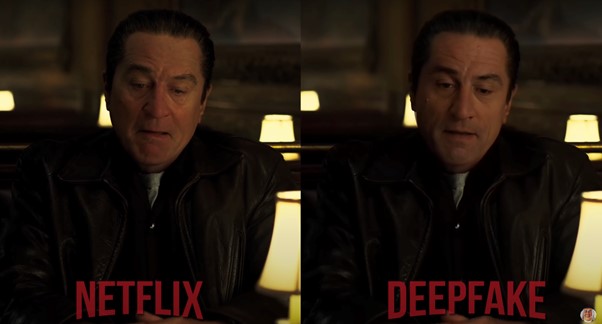 netflix vs deepfak skjermdump