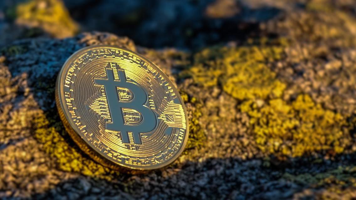 Bilde av en bitcoinmynt