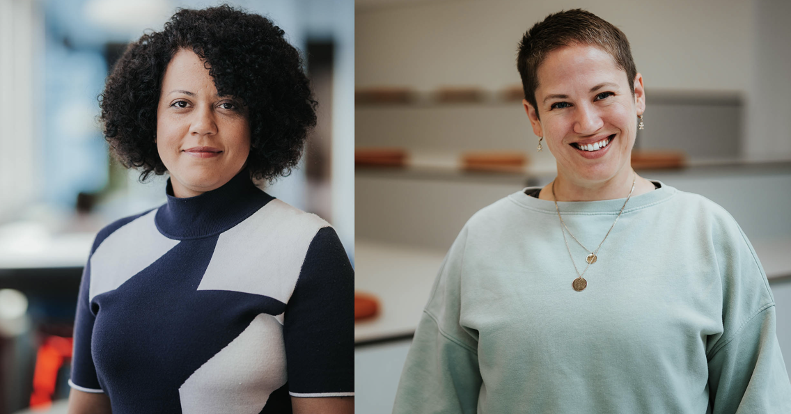 Portretter av Vanessa Nolasco Ferreira (t.v.) og Signe Alexandra Domogalla