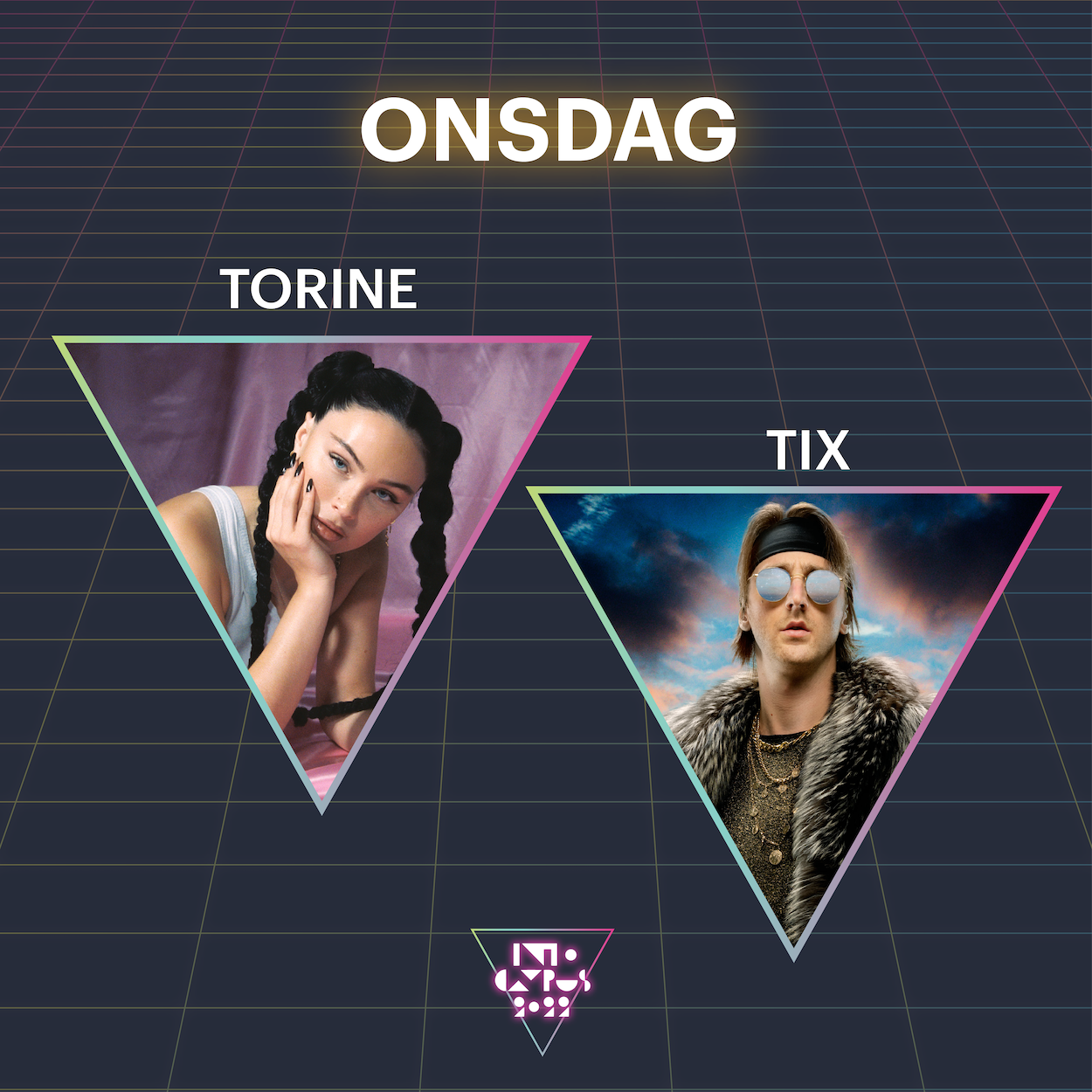 Konserter på onsdag med Torine og TIX