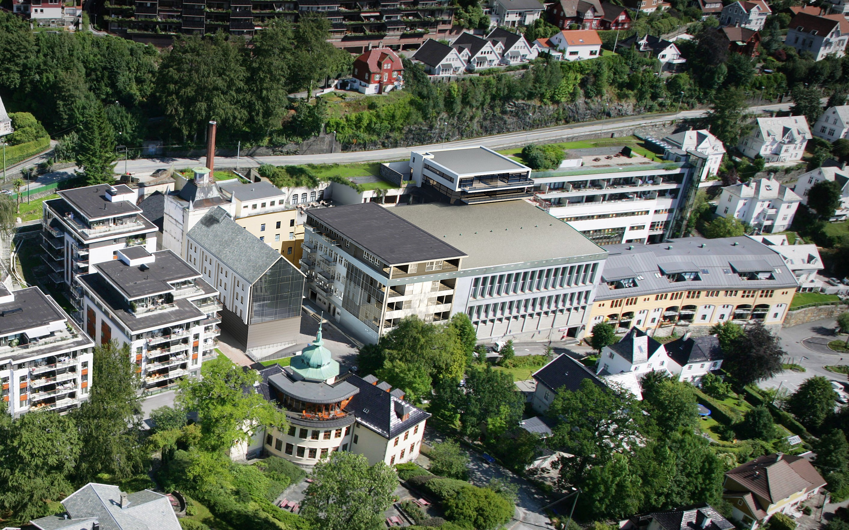 Høyskolen Kristiania holder til i Hansaparken.
