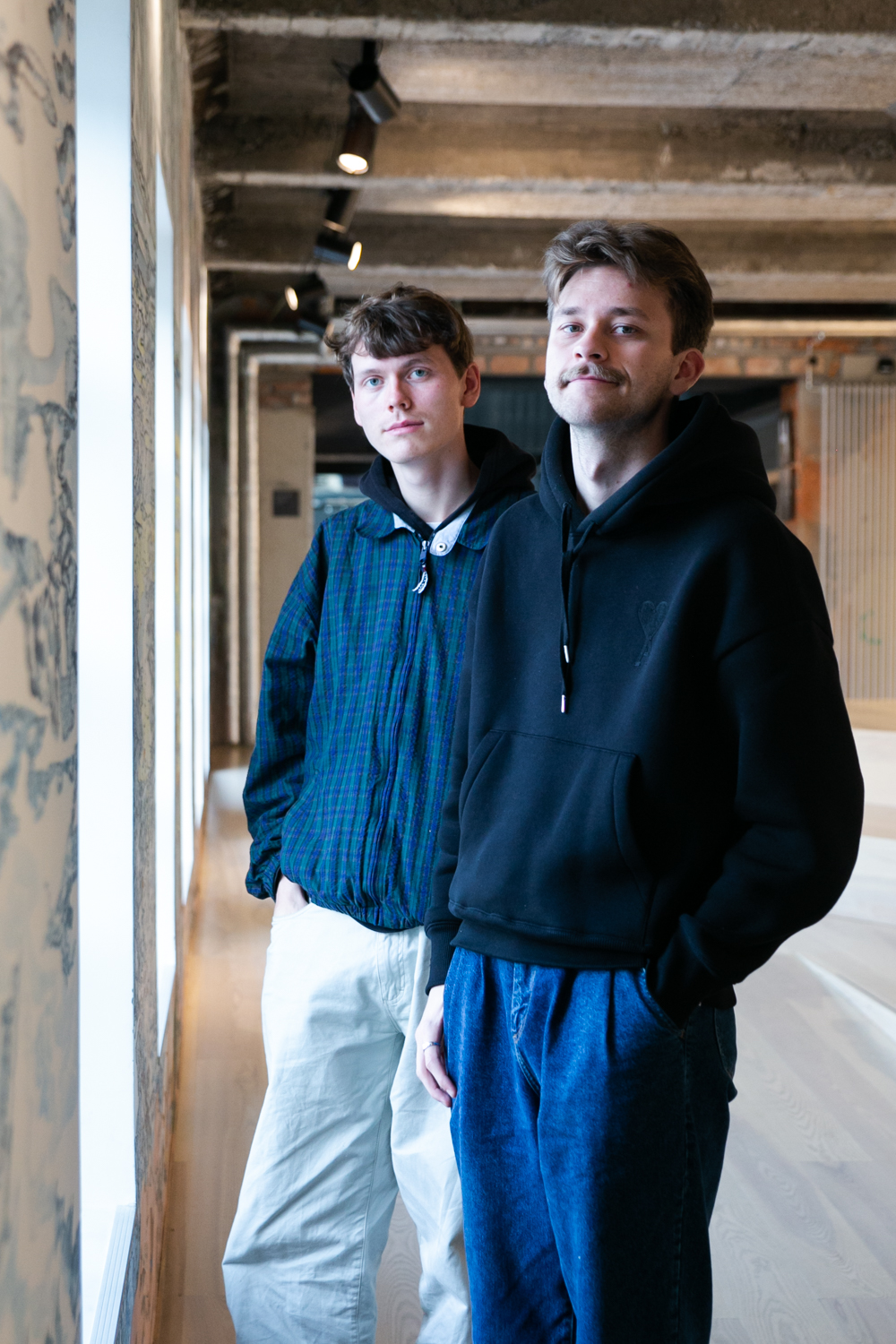 Portrett av Henrik og Ludvik på Sentralen i Oslo.