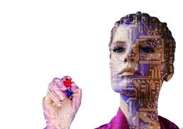 AI-generated woman.