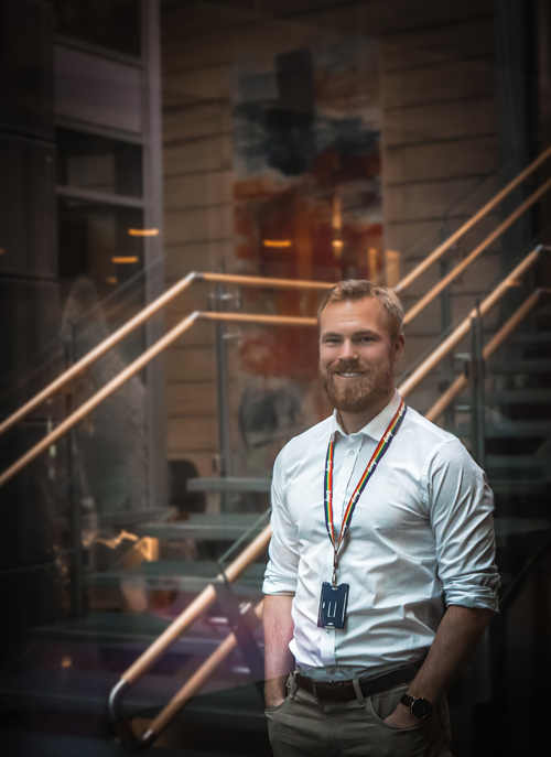 Portrett av Eivind Aamodt Johnson
