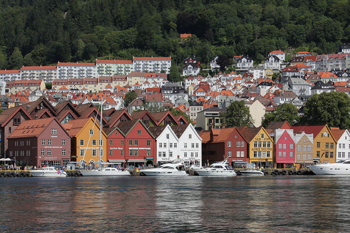 Foto av Bryggen i Bergen
