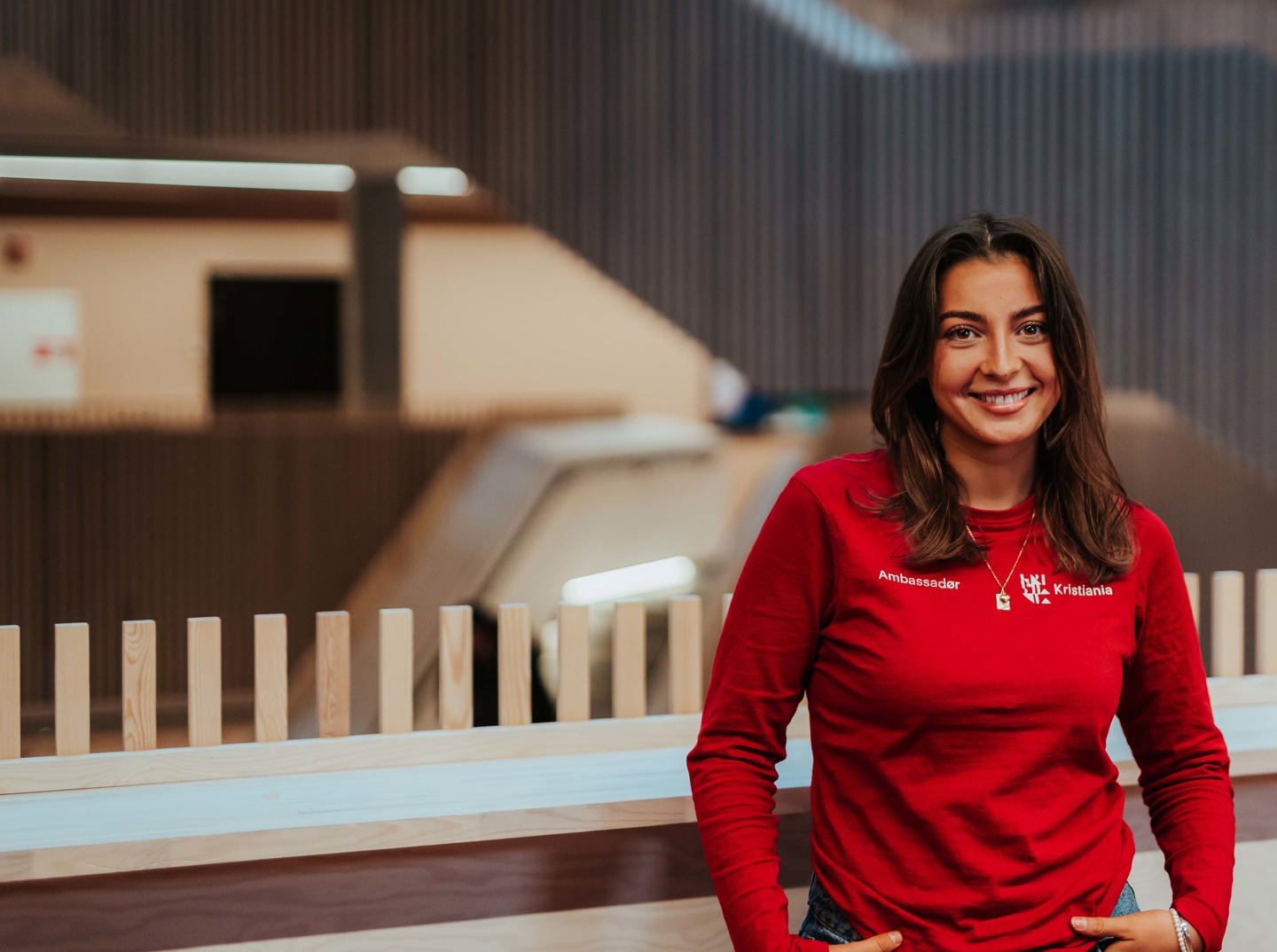Studentambassadør Diellza er klar for å svare på dine spørsmål!