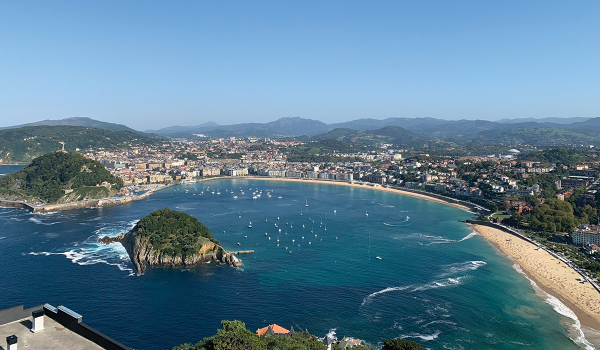 Utsikt over San Sebastian