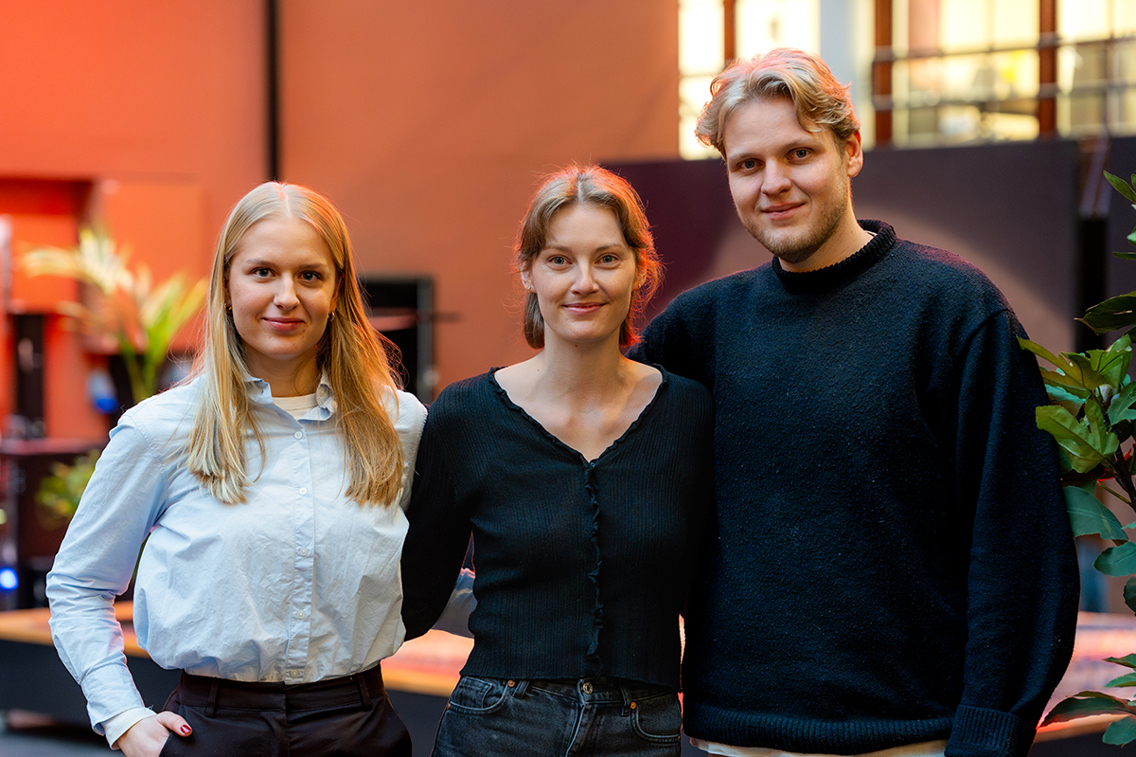 Vinnerne av studentkonkurransen om å lage en ny visuell profil til Kristianias 110år-jubileumsår