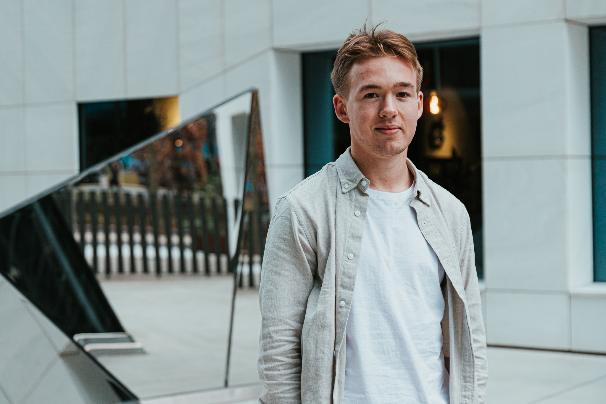 Kjartan fikk jobb i DNB rett etter filmstudiet