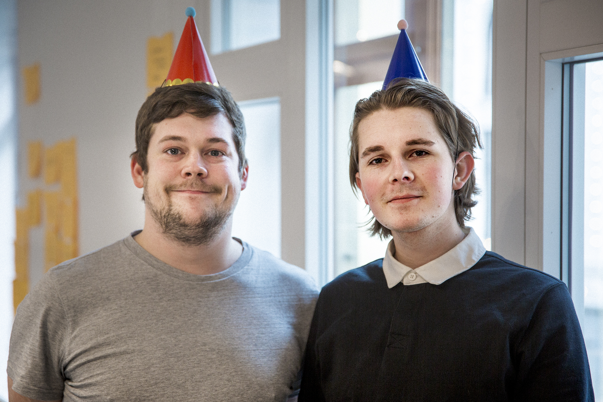 Portrett av Michael Solbakken og Calle Bjørnqvist.