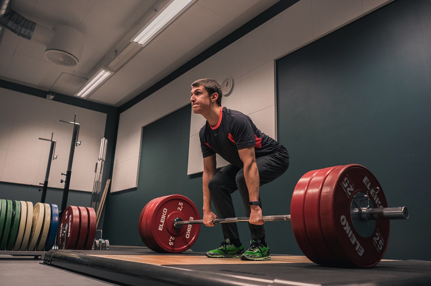 Robin som trener på Kristianias treningsstudio