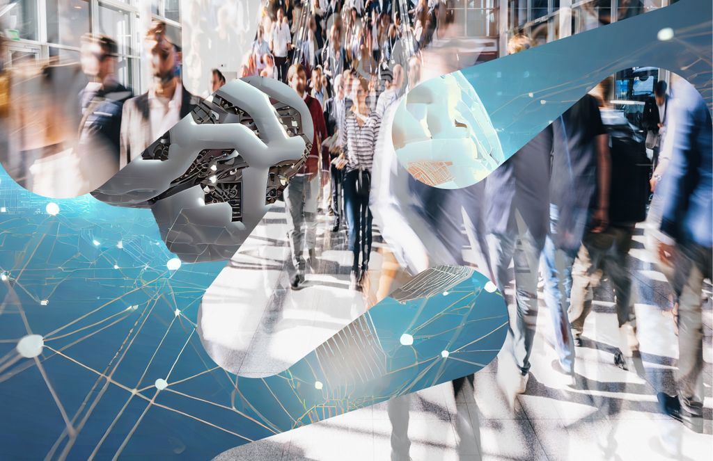 AI-generert bilde som konnoterer Kunstig Intelligens