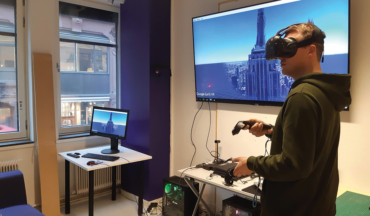 På designlabben finner du utallige VR-muligheter