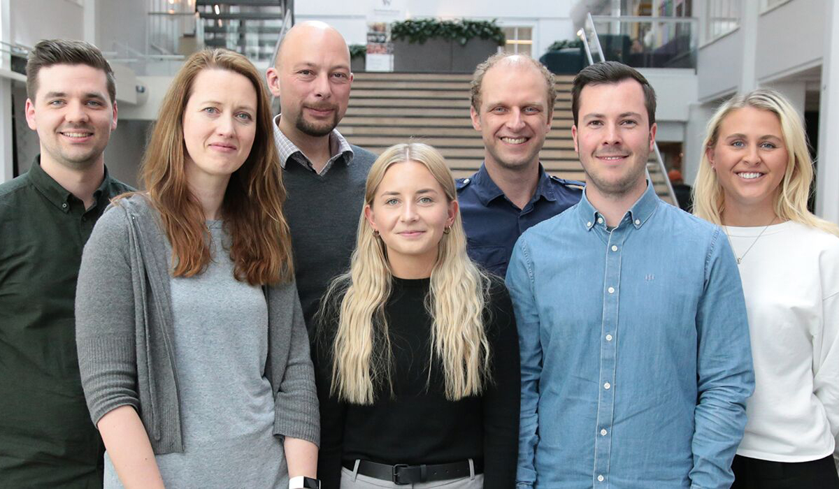 Studenter og faglige forelesere på master i IT ved Høyskolen Kristiania.