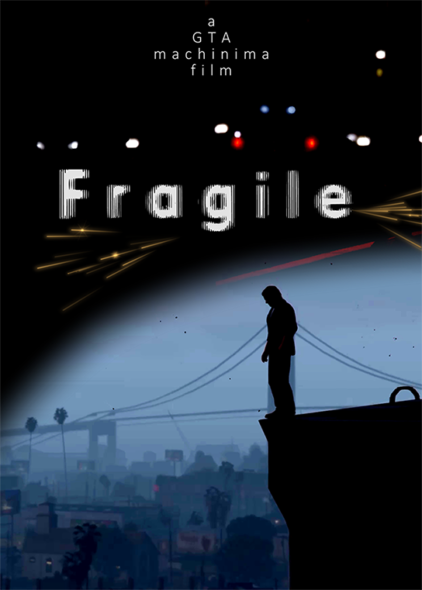 Foto av en GTA plakat av machinima film