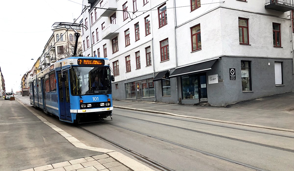 Trikk i Oslo.